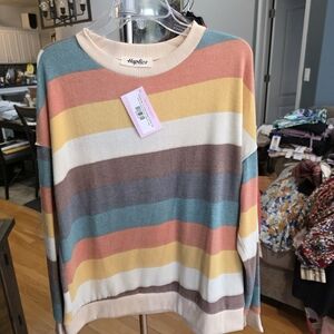 Haptics Women's Striped Sweater